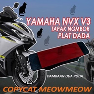 NVX V3 FRONT NUMBER PLAT BRACKET YAMAHA NVX V3 TAPAK NO. PLAT DADA DEPAN NVX V3