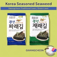 Korean Seaweed / Green Seaweed 4g Seasoned Seaweed Seasoned Dried Laver