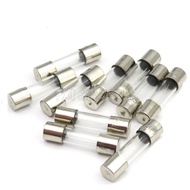 10PCS 5x20 Glass fuse tube 250V 0.1A ~ 25A 5*20 high quality fuse 5*20 0.2A 0.25A 0.3A 1A 1.25A 2A 2