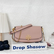 Tory Burch｜TB Britten 大金logo 雙背帶法棍包