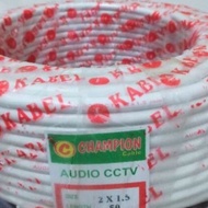 kabel nym 2x1.5 mm kabel audio/cctv 1 roll 50 meter