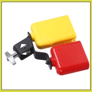 🎸 1Pcs ABS Plastic Percussion Instrument Set Multi Color Cowbell Shape for Drum Set Accessories