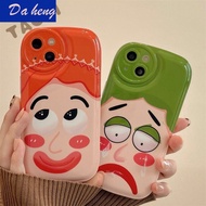 xsmax fun protective case air cushion 128 soft case all-inclusive 11Promax cute plus Apple XR Anti-fall iPhone13 ugly cute SDR3