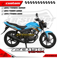 Decal CB Verza 150 Fullbody - Stiker Dekal Hologram CB Verza 150 Variasi D5-004