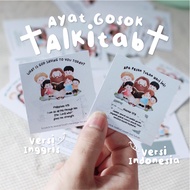 Rub Gold Verse Scratch Card/ Christian Greeting Card Bible Verse Jesus Jesus Christian Spiritual Bib