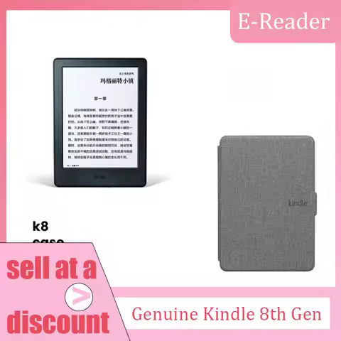 Genuine Kindle 8th Gen — 6" Touchscreen WiFi E-Reader | Second-Hand, Like-New