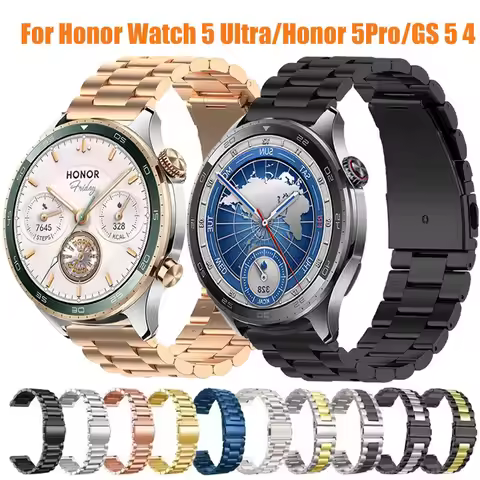 Stainless Steel Band For Honor Watch 5 Ultra Strap For Honor Magic Watch 2 42mm 46mm/ES/Honor Watch 