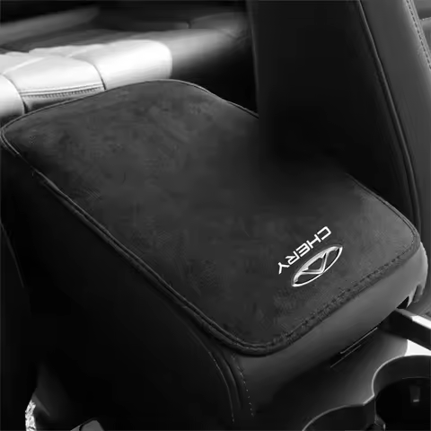 Suede Leather Armrest Mat Arm Rest Auto Armrests Protection Cushion For Chery Tiggo 2 3 4 5 7 Pro 8 