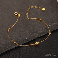 Bracelet Bracelet 18K Chopin Zhufujia Anklet Small Waist Same Style Fashion Golden Light Gold AU750 