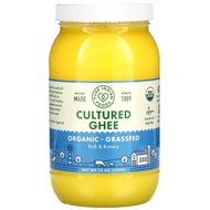 Pure Indian Foods, Organic & Grass-Fed Cultured Ghee, 15 oz (425 g)