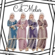 OFFER 2024 🔥 Kurung Cik Melur Kids New Design Dress Raya Ootd Viral Melayu Moden Baju Hasnuri Premium Slim Bra Seluar Ok