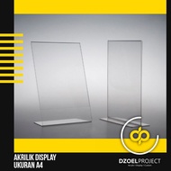 A4 Acrylic Brochure Display