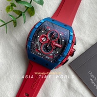 *Ready Stock*ORIGINAL Expedition E6782MCRUBBARE Red Silicone Rubber Water Resistant Chronograph Men’s Watch