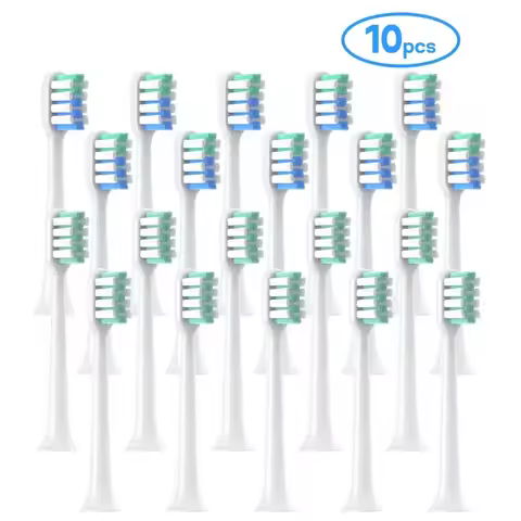 Brush Heads for DR BEI Bet-c01/C1/C2/S7 Replacement Sonic Electric Toothbrush Head 10pcs DuPont Deep