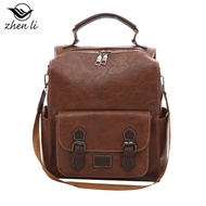 Zhenli Retro Bag Batch Backpack Backpack New Style Ladies Female Bag 2023ins Style BBLE