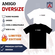 AMIGO NFL OVERSIZE COTTON TEE Unisex baju cotton Malaysia Viral Tiktok Cotton Short-sleeved Round Ne
