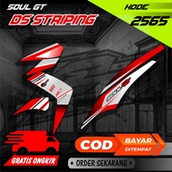 2565 Sticker Striping Motor YAMAHA MIO SOUL GT List Variasi Desain Simpel Elegant Terkeren