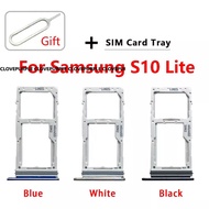 Sim Card Holder For Samsung Galaxy S10 Lite G770F G770F/D G770  Phone  Dual SIM Chip Drawer SD Card 