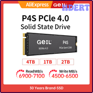 HDERT GeIL P4S M2 SSD 512gb 1T Internal Solid State Drive M.2 NVME PCIe Gen 4.0X4 2280 For Laptop Desktop PC PS5 HERTJ