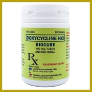 ﹍ ✒ ▬ BIOCURE (Doxycycline HCI) 20 Tablets for Dogs & Cats