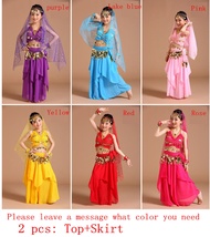 Children Belly Dance Costume Kids Indian Dance Dress Child Bollywood Dance Costumes for women Perfor