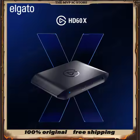 Elgato HD60 X 4K Video capture card capture box live recording HDR/Switch/PS5/Xbox 4K60 HDR10 120/24