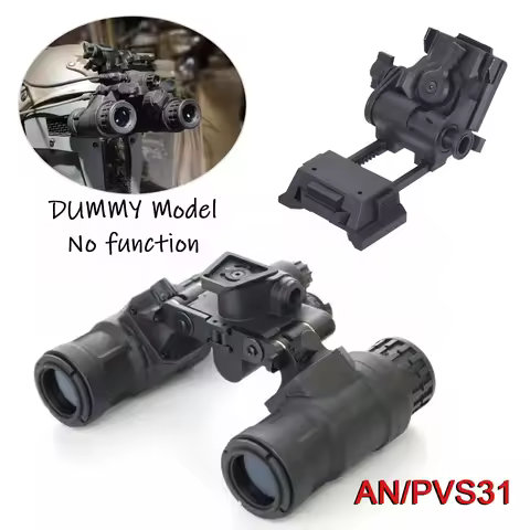 Helmet NVG AN-PVS31 Dummy Model Dual-Tube Binocular Night Vision Goggles No Function GPNVG 18 AN/PVS