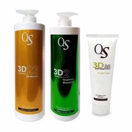 Qs 2 Treatment Shampoo + Qs 23 Masque + Qs 88 Straight Cream {set}