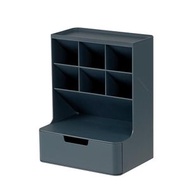 Sysmax - 韓國 Sysmax Hive 系列 280416 多功能 桌上收納盒儲物盒 灰藍色