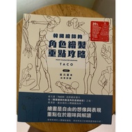 Preloved Lezhin Comics TACO Point Character Drawing Volume 1 and 2 Art Tutorial Book Anatomy