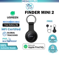 【Apple Find My】UGREEN Smart Finder Air Tag Wireless Rechargeable Global Location Tracker Round MFi C
