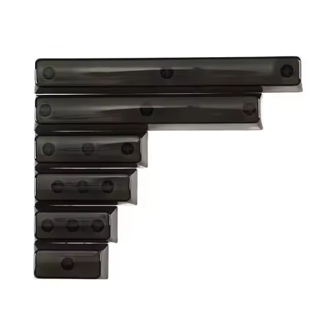 MDA Convex Spacebar Crystal Black Shine Through Backlit 2u 2.25u 2.75u 3u 6u 7u Space For Split Keyb