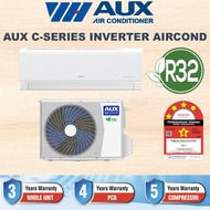 Aux 1.0HP (R32) Inverter Aircond with 5 Years Compressor Warranty