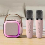 [HOT] Loa Karaoke mini kèm mic Loa bluetooth K12 Không Dây 2 micro Thiết Kế Nhỏ Gọn Hát Cực Hay | LO