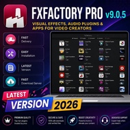 【NEW 2026】Fxfactory Pro 9.0.5🔥Full Version🔥Plugin/effect For FCP/PR/AE/Davinci