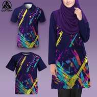 Ramadan Baju Raya Viral Baju Atasan Muslimah Lengan Panjang Wanita Melayu Baju Kurung baju lelaki baju perempuan T-Shirt Baju Muslim Universal