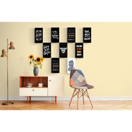 Walldekor Quotes Cafe Wall Decoration Abani Cafe Wall Decoration