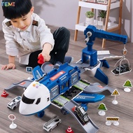 TEMI Big Airplane Car Toys Plane Toddler Play Boy Big Size Aeroplane Kid Toys Police Fire Engine Hel