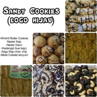 Murah/ Kue Kering Sandy Cookies (Label Hijau) -250Gr - Variasi Banyak