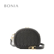 Bonia Black Calla Mini Crossbody Bag