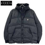 Stone Island 黑色 19AW 711540532 尼龍金屬防水防撕裂羽絨外套 L 碼 [二手]