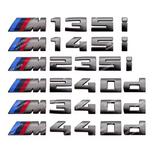 for BMW M330i M340i M430i M440i M530i M540i M550i decoration accessories 5.5cm for M logo new gray A