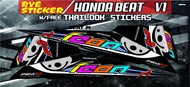 Decals Sticker Motorcycle Decals for Honda Beat 110 V1 FI105