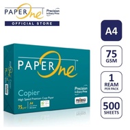 A4 HVS PAPER 75gm Paperone Print 1 RIM [500 Sheets]