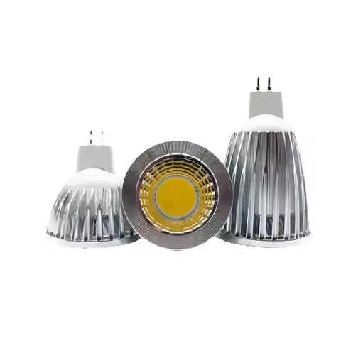 Led Cob Spotlight GU5.3 Led MR16 New High Power MR 6 12V GU 5.3 220V Dimmable Warm Cool White Bulb L
