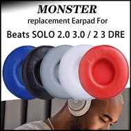 High Quality Replacement Ear Pads Compatible for Monster Beats Solo 2 Solo 3 DRE Replacement Ear Cus
