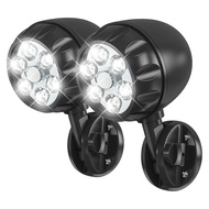 yunhaoSK-Battery Motion Sensor Light Outdoor Battery Operated Motion Lights Outdoor 6 LEDs - 6000K A