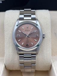 [SOLD OUT]二手 USED  ROLEX 勞力士 OYSTER PERPETUAL 67480 三文魚面 1998年10月 全套 FULL SET AD單
