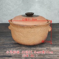 Old-fashioned Casserole Pot Pottery Pot Casserole Clay Pot Healthy Healthy Clay Open Fire Traditiona