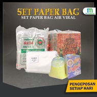 Set Paper Bag Air Viral Thailand Paper Bag Set Air Kocok Thailand